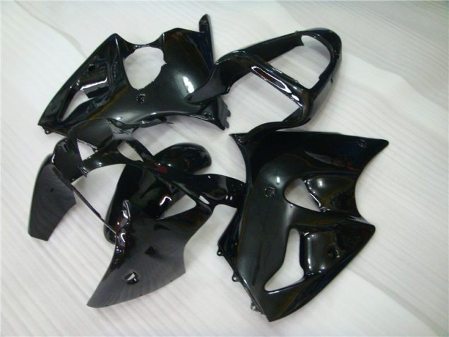 Preto Brilhante Carenagem Moto Kawasaki ZX6R 00-02 Preto Brilhante Carenagem Moto Kawasaki ZX6R 00-02
