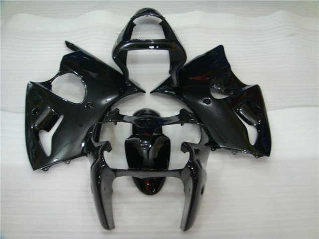 Preto Brilhante Carenagem Moto Kawasaki ZX6R 00-02 Preto Brilhante Carenagem Moto Kawasaki ZX6R 00-02