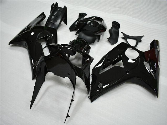 Preto Brilhante Carenagem Moto Kawasaki ZX6R 05-06 Preto Brilhante Carenagem Moto Kawasaki ZX6R 05-06