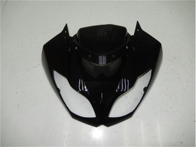 Preto Brilhante Carenagem Moto Kawasaki ZX6R 09-12 Preto Brilhante Carenagem Moto Kawasaki ZX6R 09-12