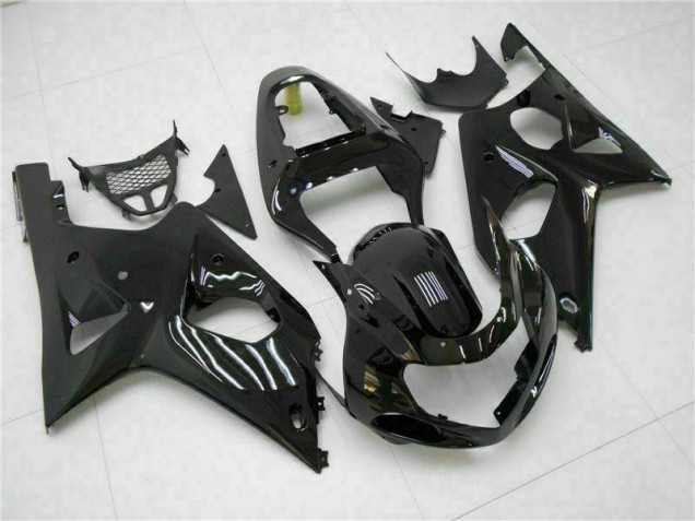 Preto Brilhante Carenagem Moto Suzuki GSXR 1000 K1 00-02