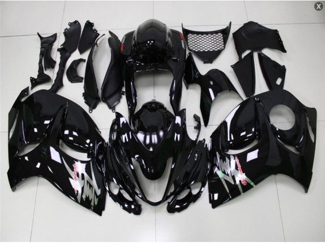 Preto Brilhante Carenagem Moto Suzuki GSXR 1300 Hayabusa 08-19 Preto Brilhante Carenagem Moto Suzuki GSXR 1300 Hayabusa 08-19