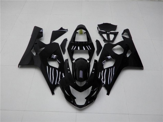 Preto Brilhante Carenagem Moto Suzuki GSXR 600 / 750 K4 04-05 Preto Brilhante Carenagem Moto Suzuki GSXR 600 / 750 K4 04-05