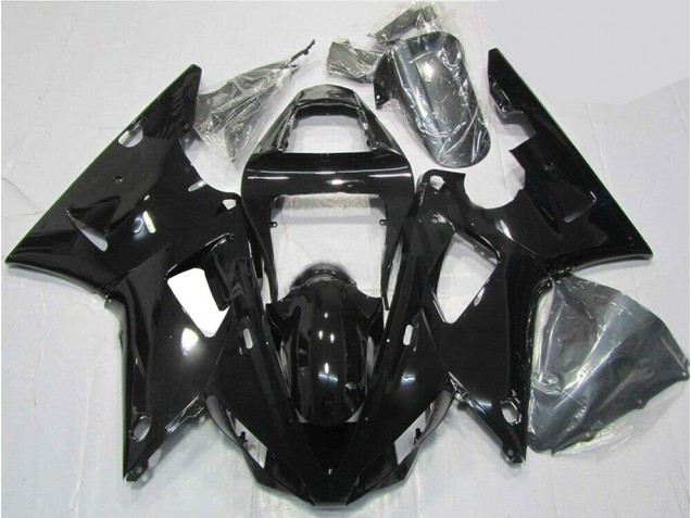 Preto Brilhante Carenagem Moto Yamaha R1 00-01 Preto Brilhante Carenagem Moto Yamaha R1 00-01