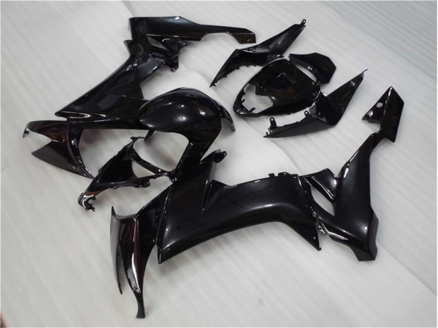 Preto Brilhante Carroçaria Moto Kawasaki ZX10R 08-10 Preto Brilhante Carroçaria Moto Kawasaki ZX10R 08-10