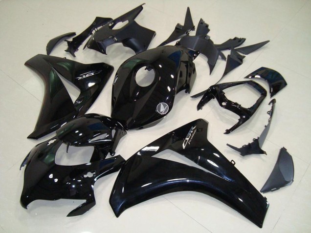 Preto Brilhante Chrome Decalques Carenagem Moto Honda CBR 1000RR 08-11 Preto Brilhante Chrome Decalques Carenagem Moto Honda CBR 1000RR 08-11