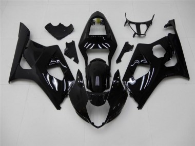 Preto Brilhante Injeção Kit Carenagem Moto Suzuki GSXR 1000 K3 03-04
