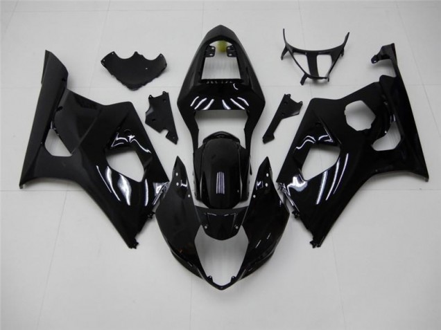 Preto Brilhante Injeção Kit Carenagem Moto Suzuki GSXR 1000 K3 03-04 Preto Brilhante Injeção Kit Carenagem Moto Suzuki GSXR 1000 K3 03-04