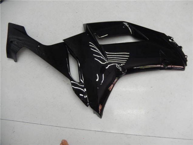 Preto Brilhante Kits Carenagem Moto Kawasaki ZX6R 07-08