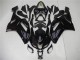 Preto Brilhante Kits Carenagem Moto Kawasaki ZX6R 07-08