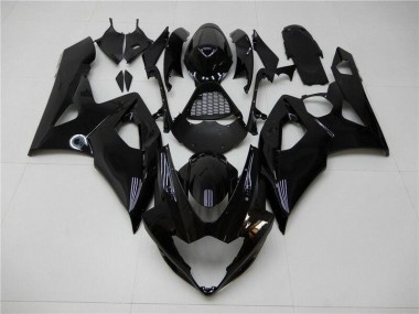 Preto Brilhante Kits Carenagem Moto Suzuki GSXR 1000 K5 05-06