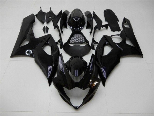 Preto Brilhante Kits Carenagem Moto Suzuki GSXR 1000 K5 05-06 Preto Brilhante Kits Carenagem Moto Suzuki GSXR 1000 K5 05-06