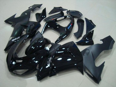 Preto Brilhante Preto Fosco Carenagem Moto Kawasaki ZX10R 06-07