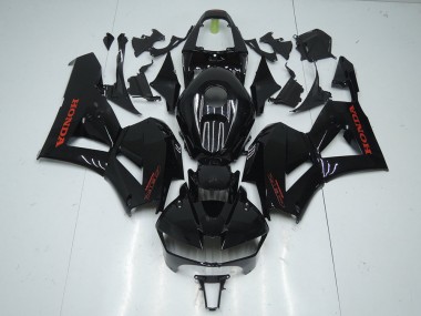 Preto Brilhante & Vermelho Adesivo Carenagem Moto Honda CBR 600RR 13-21