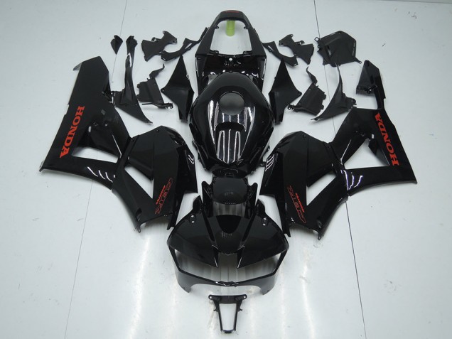 Preto Brilhante & Vermelho Adesivo Carenagem Moto Honda CBR 600RR 13-21 Preto Brilhante & Vermelho Adesivo Carenagem Moto Honda CBR 600RR 13-21