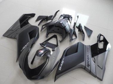 Preto Carenagem Moto Ducati 848 1098 1198 07-14