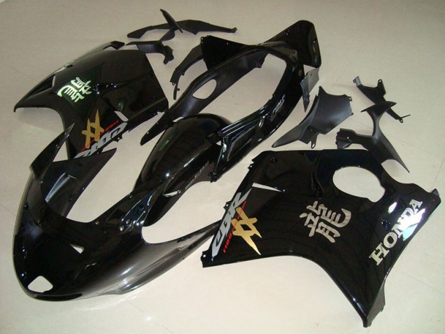Preto Carenagem Moto Honda CBR 1100 XX Blackbird 96-07 Preto Carenagem Moto Honda CBR 1100 XX Blackbird 96-07