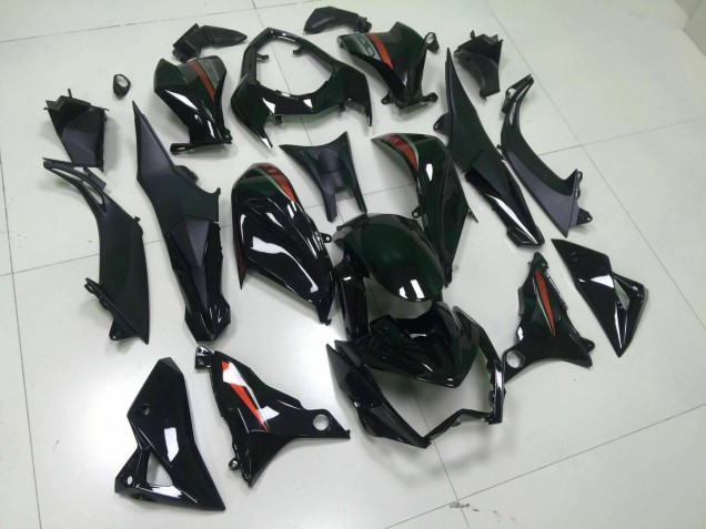 Preto Carenagem Moto Kawasaki Z800 13-16 Preto Carenagem Moto Kawasaki Z800 13-16