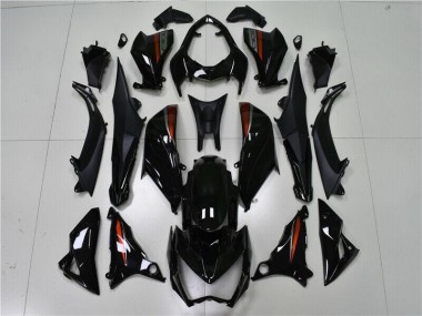 Preto Carenagem Moto Kawasaki Z800 13-16
