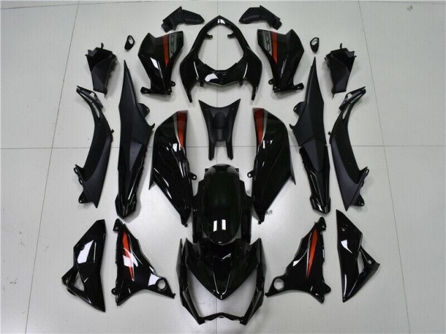 Preto Carenagem Moto Kawasaki Z800 13-16 Preto Carenagem Moto Kawasaki Z800 13-16