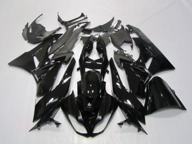 Preto Carenagem Moto Kawasaki ZX6R 09-12