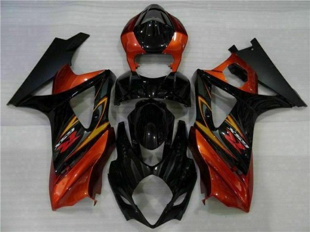 Preto Carenagem Moto & Plástico Moto Suzuki GSXR 1000 K7 07-08 Preto Carenagem Moto & Plástico Moto Suzuki GSXR 1000 K7 07-08