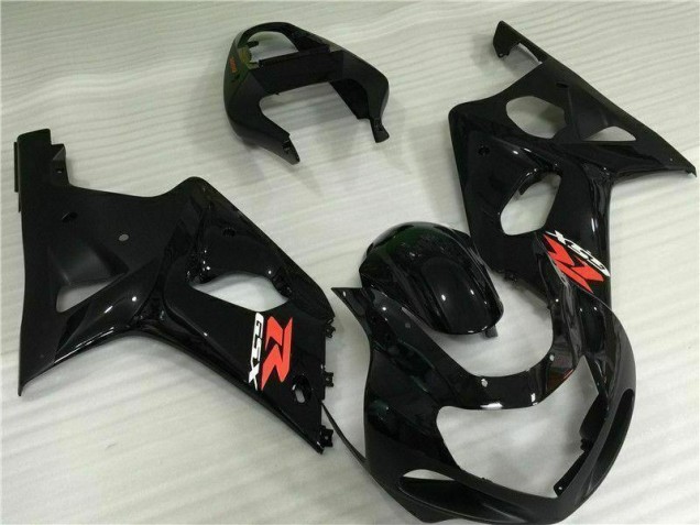 Preto Carenagem Moto Suzuki GSXR 1000 K1 00-02 Preto Carenagem Moto Suzuki GSXR 1000 K1 00-02