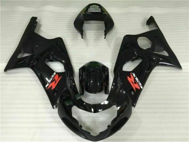 Preto Carenagem Moto Suzuki GSXR 1000 K1 00-02