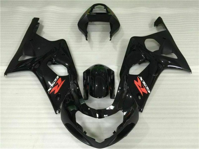 Preto Carenagem Moto Suzuki GSXR 1000 K1 00-02 Preto Carenagem Moto Suzuki GSXR 1000 K1 00-02
