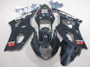 Preto Carenagem Moto Suzuki GSXR 1000 K3 03-04