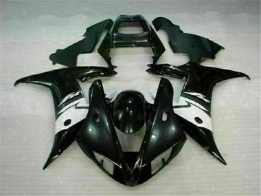 Preto Carenagem & Plástico Moto Yamaha R1 02-03