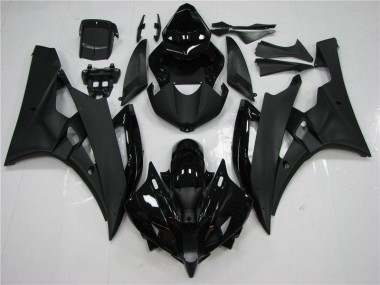 Preto Carenagem & Plástico Moto Yamaha R6 06-07