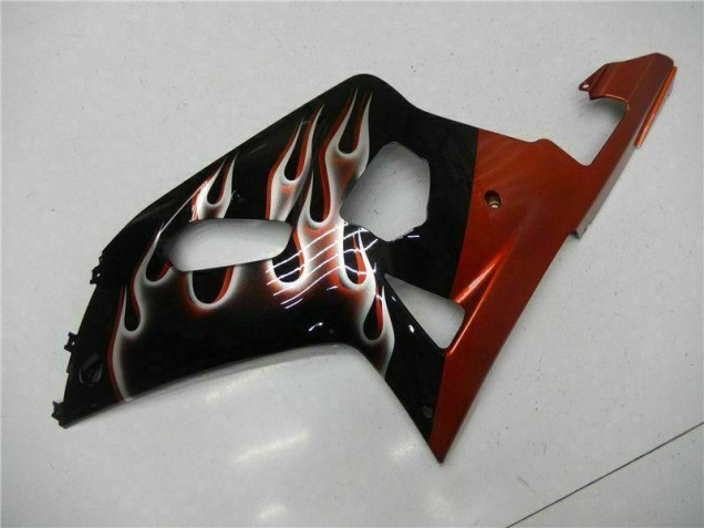 Preto Carroçaria Moto Suzuki GSXR 600 / 750 K1 K2 K3 01-03