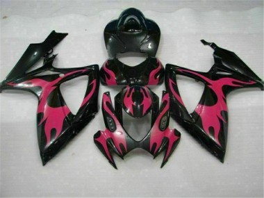 Preto Carroçaria Moto Suzuki GSXR 600 / 750 K6 06-07
