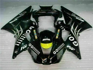 Preto Carroçaria Moto Yamaha R1 00-01
