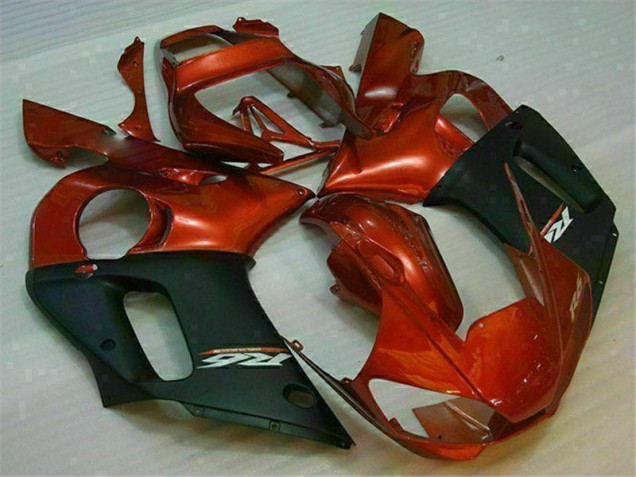Preto Castanho Carenagem Moto Yamaha R6 98-02 Preto Castanho Carenagem Moto Yamaha R6 98-02
