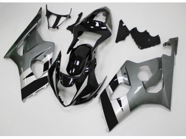 Preto Cinzento Carenagem Moto Suzuki GSXR 1000 K3 03-04