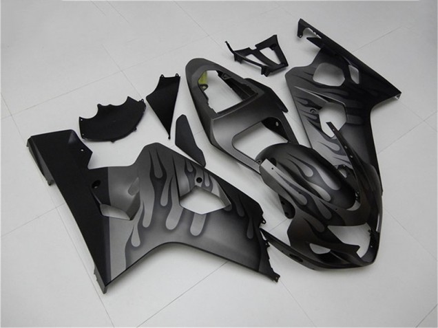 Preto Cinzento Carenagem Moto Suzuki GSXR 600 / 750 K4 04-05 Preto Cinzento Carenagem Moto Suzuki GSXR 600 / 750 K4 04-05