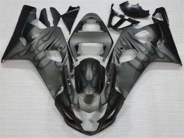 Preto Cinzento Carenagem Moto Suzuki GSXR 600 / 750 K4 04-05