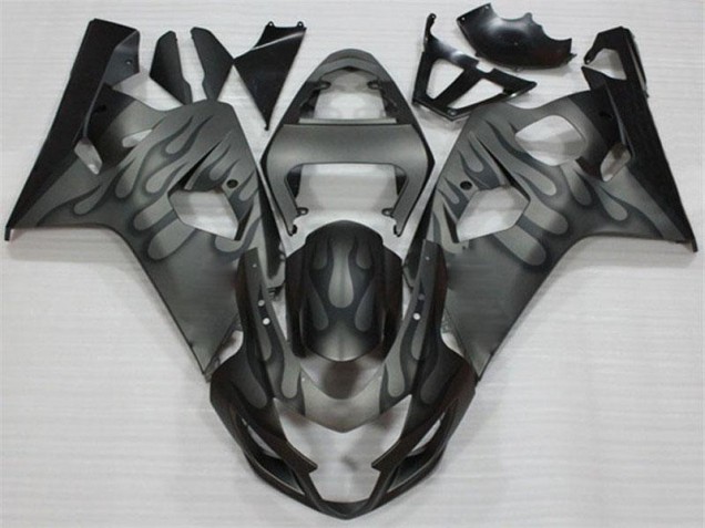 Preto Cinzento Carenagem Moto Suzuki GSXR 600 / 750 K4 04-05 Preto Cinzento Carenagem Moto Suzuki GSXR 600 / 750 K4 04-05