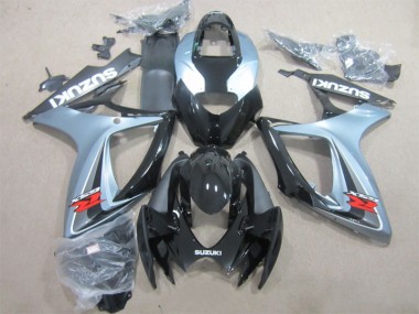 Preto Cinzento Carenagem Moto Suzuki GSXR 600 K6 06-07