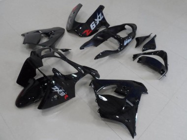 Preto & Cinzento Decalques Carenagem Moto Kawasaki ZX10R 03-05