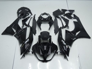 Preto Estilo OEM Carenagem Moto Kawasaki ZX6R 09-12