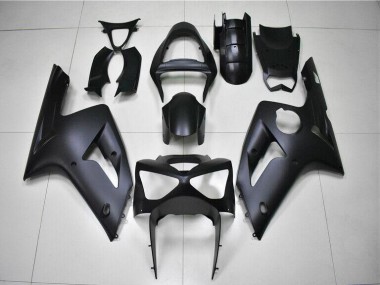 Preto Fosco Abs Moto Plástico Kawasaki ZX6R 03-04