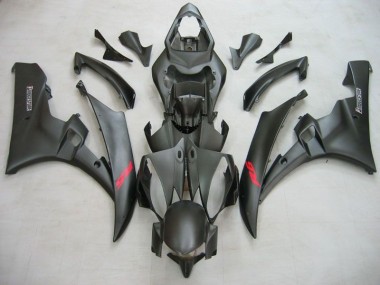 Preto Fosco Abs Moto Plástico Yamaha R6 06-07