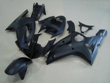 Preto Fosco Abs Moto Plásticos Kawasaki ZX6R 03-04