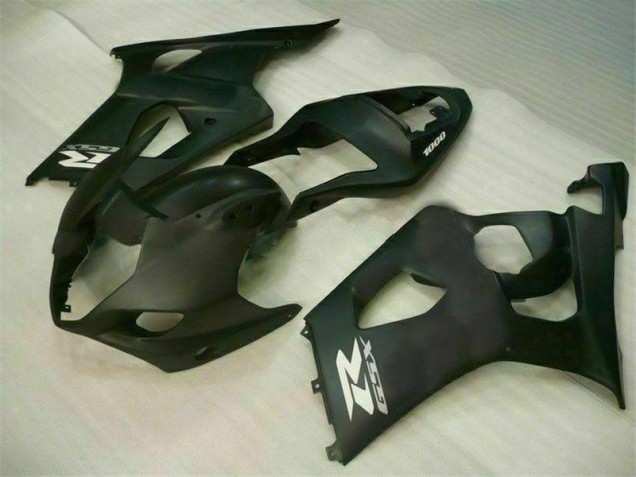 Preto Fosco Abs Motocicleta Plástico Suzuki GSXR 1000 K3 03-04 Preto Fosco Abs Motocicleta Plástico Suzuki GSXR 1000 K3 03-04