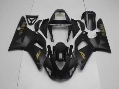 Preto Fosco Amarelo Carenagem Moto Yamaha R1 98-99