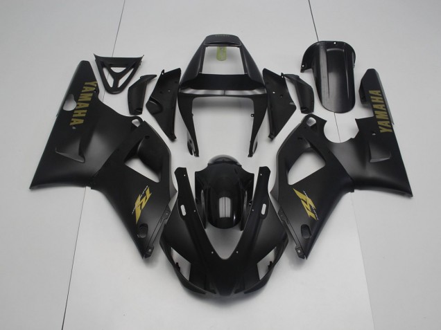 Preto Fosco Amarelo Carenagem Moto Yamaha R1 98-99 Preto Fosco Amarelo Carenagem Moto Yamaha R1 98-99