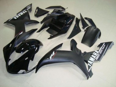 Preto Fosco Branco Carenagem Moto Yamaha R1 02-03